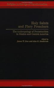 Front cover of Holy Saints and Fiery Preachers by Unknown