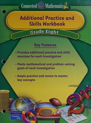 Cover of Additional Practice & Skills Workbook (Grade 8) Connected Mathematics 2 by Fey, Fitzgerald, Friel & Phillips Lappan - conflated