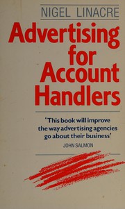 Front cover of ADVERTISING FOR ACCOUNT HANDLERS by NIGEL LINACRE