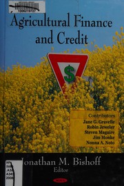 Front cover of Agricultural finance and credit by Unknown