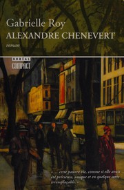 Cover of Alexandre Chenevert by Gabrielle Roy