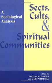 Front cover of Sects, cults, and spiritual communities by W. W. Zellner