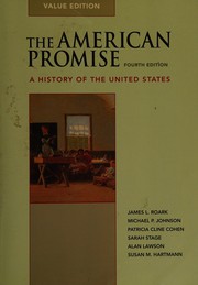 Front cover of The American promise by James L. Roark