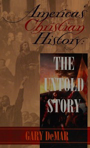 Front cover of America's Christian history by Gary DeMar