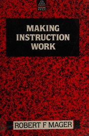 Cover of Analysing performance problems, or, You really oughta wanna by Robert Frank Mager