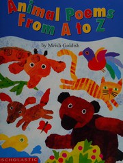 Front cover of Animal poems from A to Z by Meish Goldish