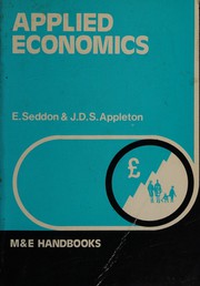 Front cover of Applied economics by Edmund Seddon