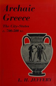 Cover of Archaic Greece by L. H. Jeffery