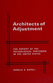 Front cover of Architects of adjustment by Donald S. Napoli