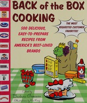Front cover of Back of the box cooking by Barbara Greenman