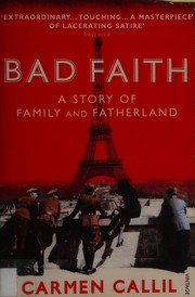Cover of Bad faith by Carmen Callil