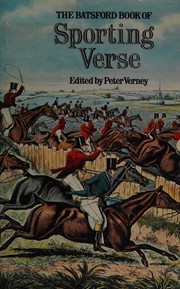 Front cover of Batsford Book of Sporting Verse by Peter Verney