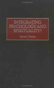 Front cover of Integrating Psychology and Spirituality?: by Richard L. Gorsuch
