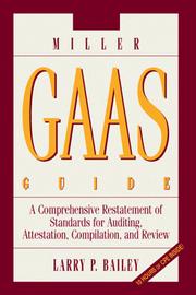 Cover of 2000 Miller Gaas Guide by Larry P. Bailey