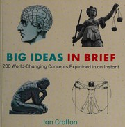 Cover of Big Ideas in Brief by Ian Crofton