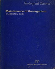Front cover of Biological science: maintenance of the organism by Colin Frank Stoneman