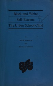 Cover of Black and white self-esteem by Morris Rosenberg