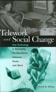 Cover of Telework and Social Change by Nicole B. Ellison
