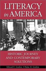 Cover of Literacy in America by Edward E. Gordon