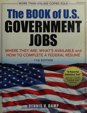 Front cover of The book of U.S. government jobs by Dennis V. Damp