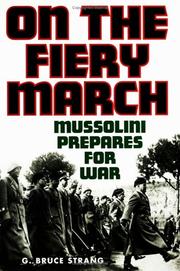 Cover of On the fiery march by G. Bruce Strang