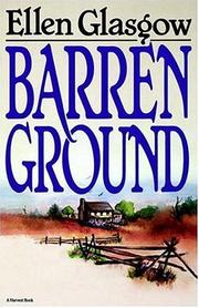 Cover of Barren ground by Ellen Anderson Gholson Glasgow