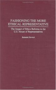 Front cover of Fashioning the More Ethical Representative by Rebekah Herrick