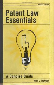 Cover of Patent law essentials by Alan L. Durham