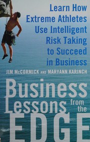 Front cover of Business lessons from the edge by Jim McCormick
