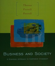 Cover of Business and society by Debbie Thorne McAlister