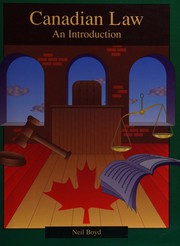 Cover of Canadian law by Boyd, Neil