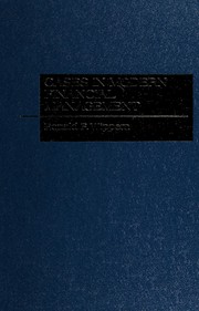 Front cover of Cases in modern financial management by Ronald F. Wippern