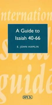 Front cover of Guide to Isaiah 40-66 (Theological Education Fund Guides) by John Hamlin