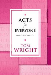 Cover of Acts for everyone by N. T. Wright