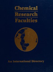 Cover of Chemical research faculties by American Chemical Society