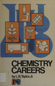 Front cover of Chemistry careers by L. B. Taylor