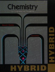 Front cover of Chemistry for Engineering Students, Hybrid Edition (with OWLv2 24-Months Printed Access Card) by Lawrence A. Brown