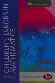 Cover of Children's Errors in Mathematics by Alice Hansen