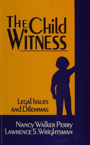 Front cover of The child witness by Nancy W. Perry