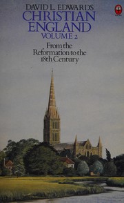 Front cover of Christian England by David Lawrence Edwards