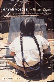 Front cover of Mayan Voices for Human Rights by Christine Kovic