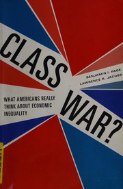 Cover of Class war? by Benjamin I. Page