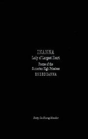 Front cover of Inanna, Lady of Largest Heart by Enheduanna.