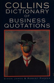 Front cover of Collins dictionary of business quotations by Simon James