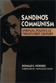 Front cover of Sandino's communism by Donald Clark Hodges
