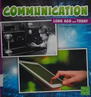 Front cover of Communication Long Ago and Today by Lindsy O'Brien