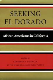 Cover of Seeking El Dorado by Lawrence Brooks De Graaf