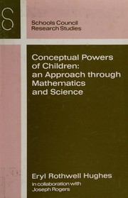 Front cover of Conceptual powers of children by Eryl Rothwell Hughes