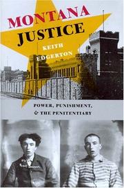Front cover of Montana Justice by Keith Edgerton