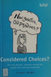 Cover of Considered Choices? by Linda Ward